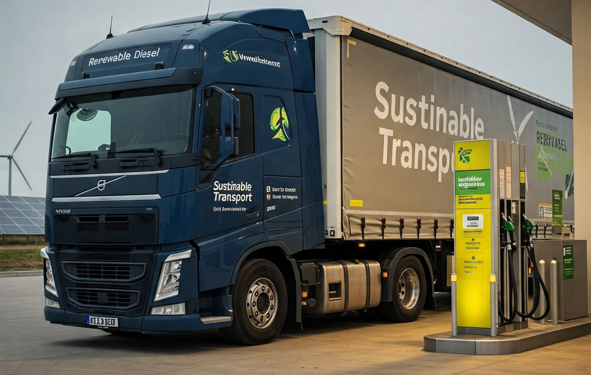 Renewable diesel benefits for transporters with on-site mini bunk solutions