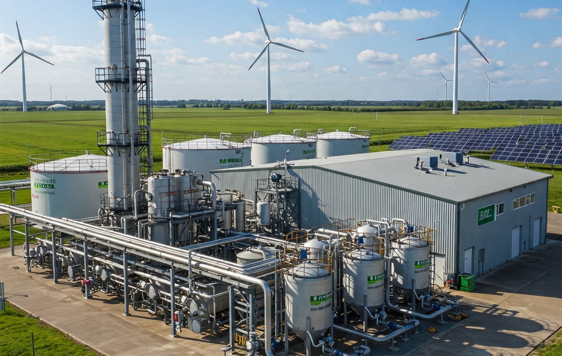Biofuel production sustainability vision image
